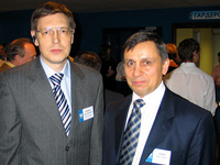 Главный ихтиолог Океанариума Андрей Опполитов и директор Валерий Павлович Чекалов
