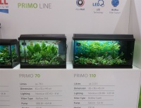 Появилась новая серия небольших аквариумов Juwel - PRIMO, которая планируется на замену серии REKORD. Пока была продемонстрирована только в черном цвете