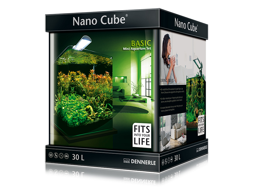 Аквариум Dennerle Nano Cube Basic на 30л Style LED M 9000 рублей в Аква Лого!