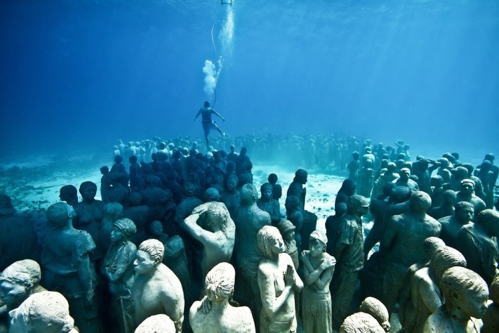 Подводные скульптуры Джейсона Тэйлора!