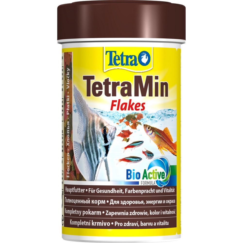 Корм для рыб TetraMin хлопья 100мл в супермаркетах Аква Лого!