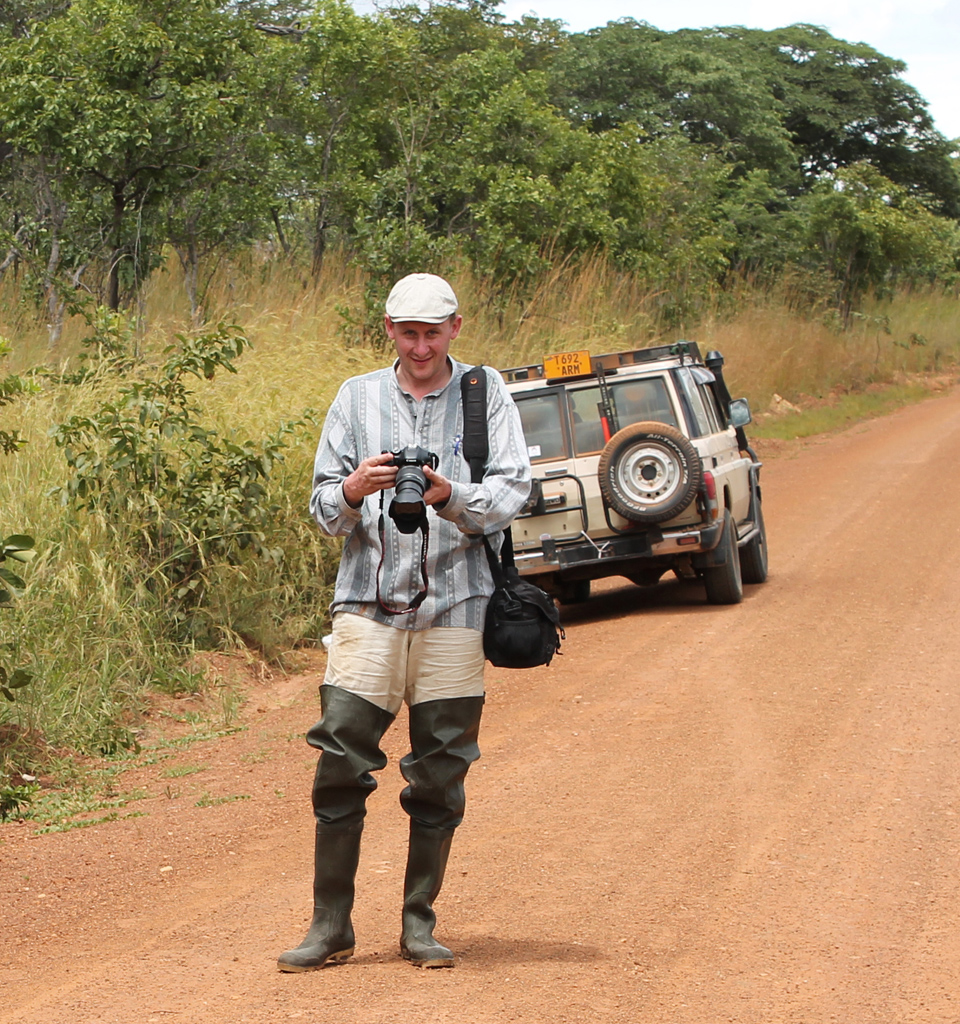 Сергей Торгашёв во время экспедиции в Танзанию в 2012 году