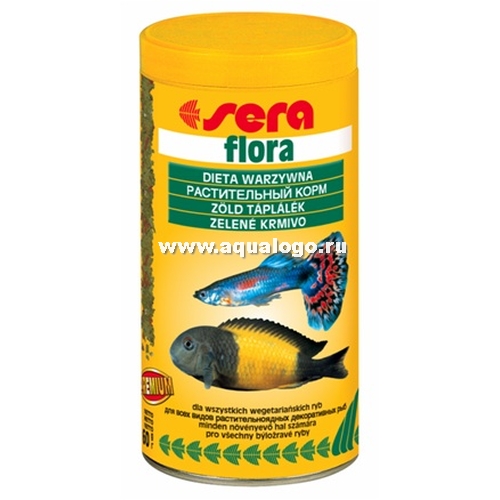 Корм Sera для рыб FLORA хлопья 100мл