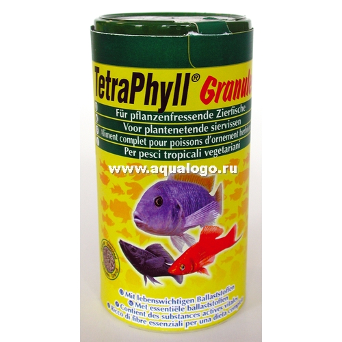 Корм для рыб TetraPhyll Granulat гранулы раститительные 250мл