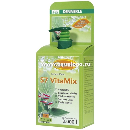 Микроэлементы и витамины Dennerle S7 для растений и рыб 250 мл