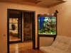 Новый проект в портфолио салона - угловой аквариум