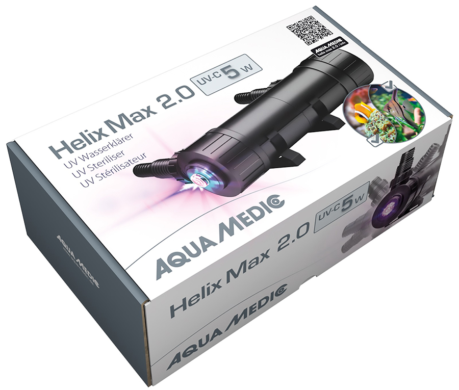 Стерилизатор UV HELIX MAX 2.0 5W в супермаркетах Аква Лого!