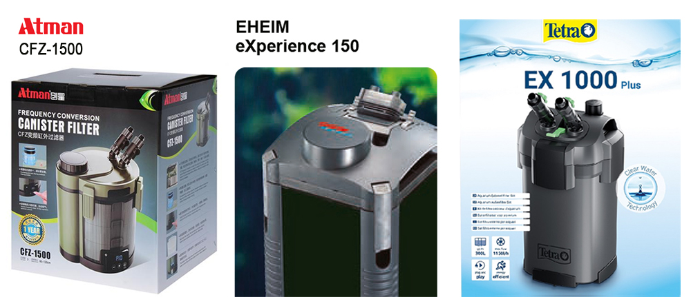 Большой выбор внешних фильтров для аквариума в супермаркетах Аква Лого