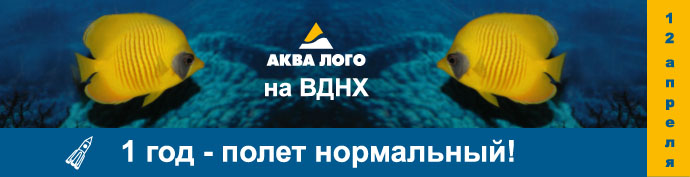 12 апреля супермаркету Аква Лого на ВДНХ исполняется год