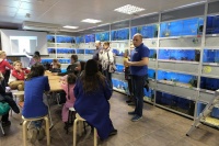 Ведущий мастер-класса "Мой первый аквариум" Илья Жучков подробно рассказал обо всем необходимом для запуска нового аквариума