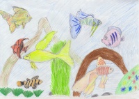 Рисунок - "Обитатели аквариума" от Кирилла Росоленко