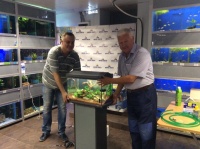 Счастливым обладателем аквариума Tetra стал Пугачев Владимир Кузьмич, остальные участники также получили приятный бонус - скидку 20% на растения в супермаркете "Аква Лого на ВДНХ"