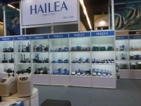 На стенде китайского производителя Hailea по традиции был представлен огромный ассортимент продукции для аквариумов