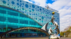 Океанариум «Москвариум» на ВДНХ в Москве открылся 5 августа 2015 г.