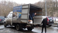 Все детали аквариумного комплекса погружены и надёжно закреплены. Можно ехать!