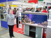 Менеджер аквариумного салона "Аква Лого" Мария Мерчина представляла компанию на стенде Российского центра PADI