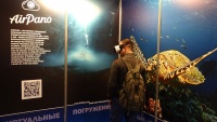 В павильоне 4.1 Dive-Show можно было выполнить виртуальное погружение (в формате 360о).